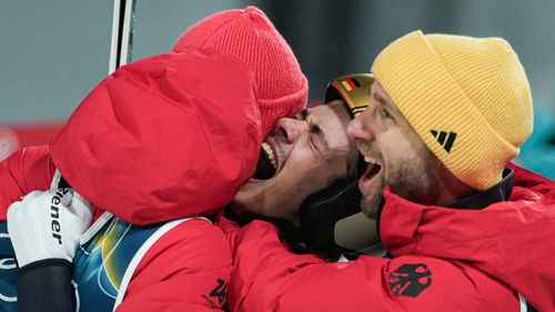 Raimund shocks ski jumping world with normal hill gold