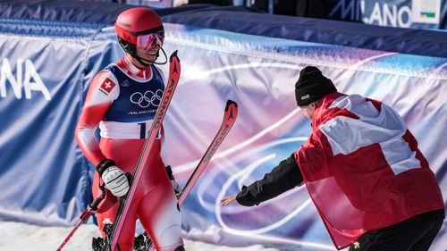 Nef bravúros menete aranyat ért csapatkombinációban, Von Allmen már kétszeres olimpiai bajnok