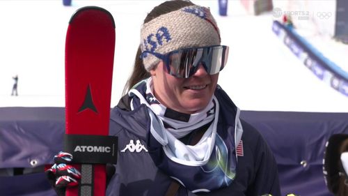 Breezy shares moment she thought about Shiffrin when skiing