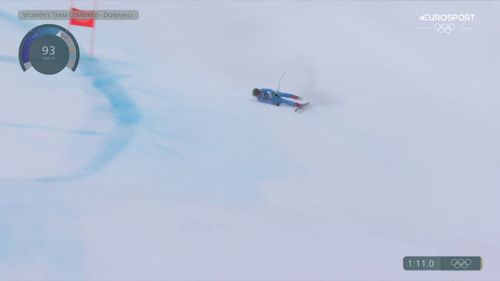 Spavento per Goggia! Sofia si inclina e cade, ma non si fa nulla: riguardala 