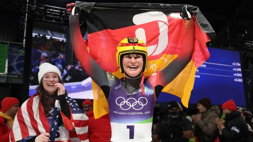 Watch: Taubitz takes 'sensational' gold to make 'dreams come true'