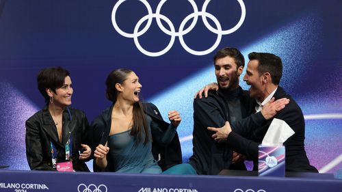 Tears as France crowned ice dance champions
