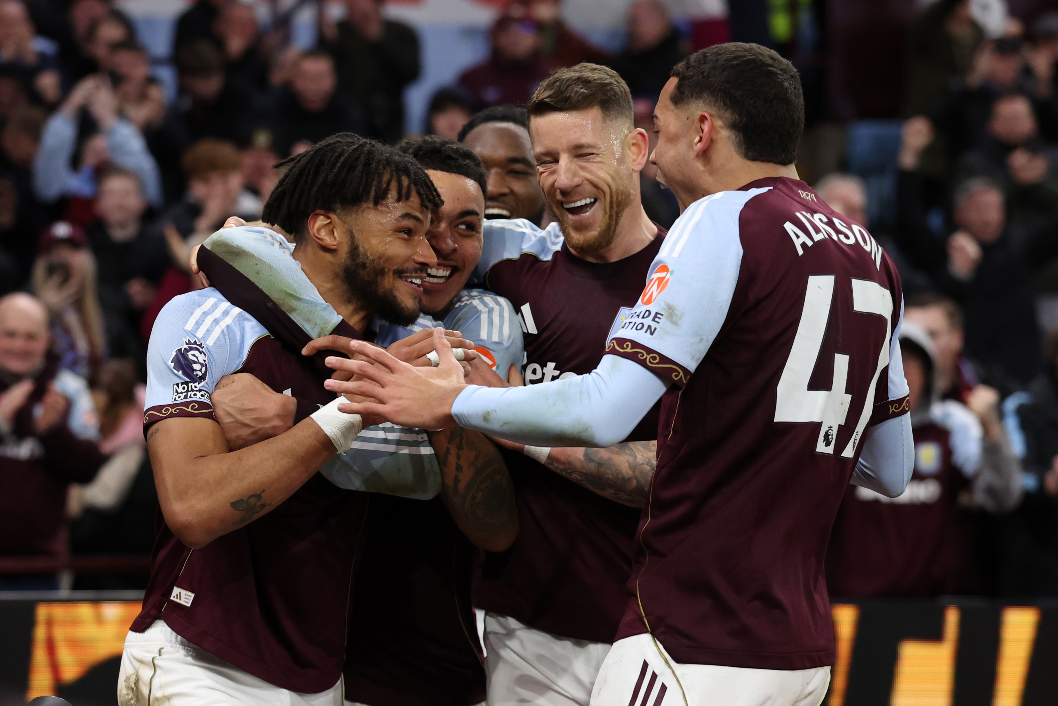 Aston Villa 1-0 Brighton & Hove Albion result - Tyrone Mings' late ...