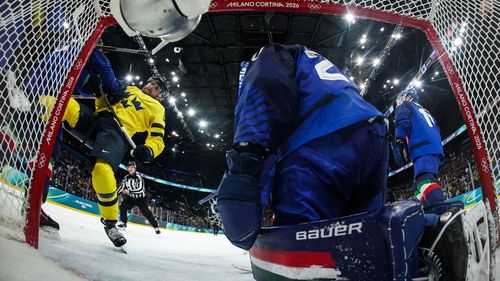 Nagyot harcoltak az olaszok, de a svéd NHL-sztárok bedarálták a házigazdát