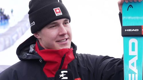 Von Allmen nach Super-G-Gold: "War im Ziel sicher, dass es nicht reicht"