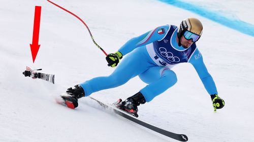 Riesenpech: Paris stürzt im Super-G, weil die Bindung aufgeht