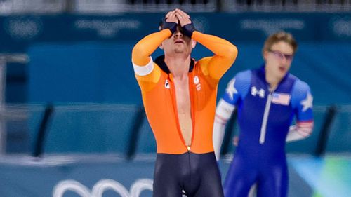 Watch: 'Nightmare' collision causes FUMING Wennemars to miss out on Olympic record