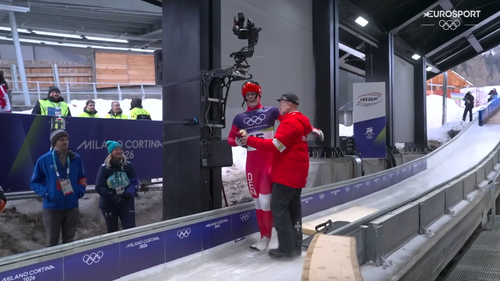 Stor jubel hos skeleton-dansker efter andet heat