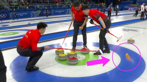 Watch bizarre 'broom break' - 'Not seen that before!'