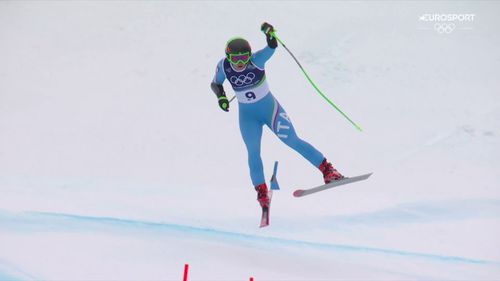 Sofia Goggia loopt vrijwel zeker lijkende gouden medaille op de Super G mis door valpartij