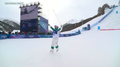 Eerste Australische goud op deze Olympische Spelen – Cooper Woods wint freestyle moguls