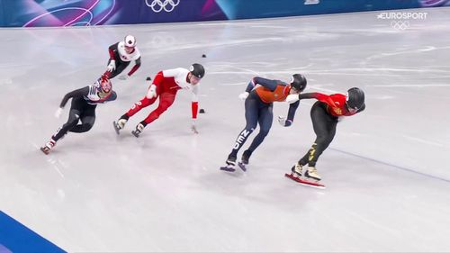 Michał Niewiński na 4. miejscu w finale B rywalizacji na 1000 m mężczyzn w short tracku na ZIO 2026
