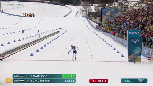 Karlsson di un altro pianeta, oro anche nella 10 km TL: rivivi il finale della svedese