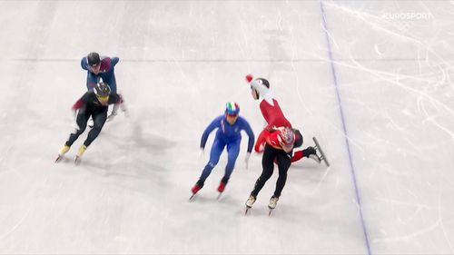 Michał Niewiński w półfinale rywalizacji na 1000 m po dyskwalifikacji Pietro Sighela na ZIO 2026