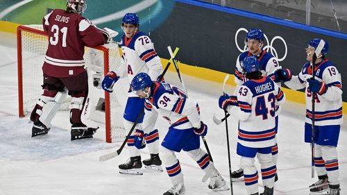 Kényelmes győzelemmel nyitottak az amerikaiak a férfi jégkorongtornán