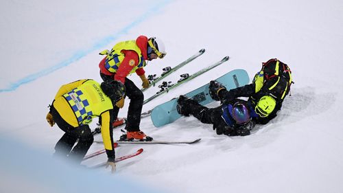 'Oh no!' - Choi suffers 'nasty' crash... before later winning gold