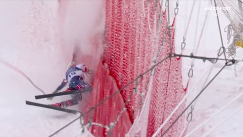 Upadek Breezy Johnson w supergigancie kobiet na zimowych igrzyskach olimpijskich 2026