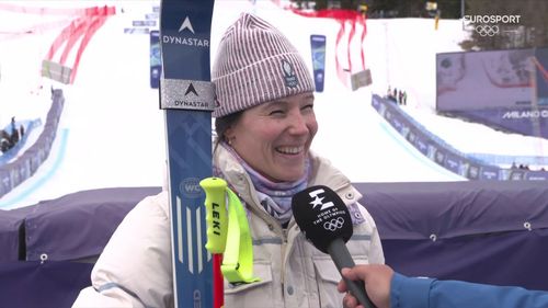 Médaillée d'argent du Super G, Romane Miradoli a "réussi à se remobiliser après la descente"