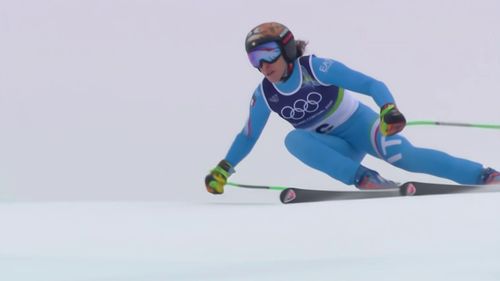 Die Fahrt zur Goldmedaille! Brignone pulverisiert Bestzeit