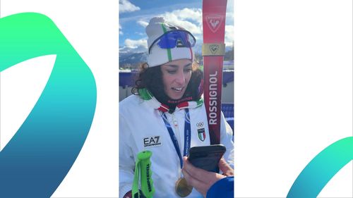 Federica Brignone krijgt foto van revalidatie te zien - "Ik had dit nooit verwacht"