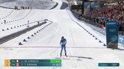 Carollo da applausi, 7° nella 10 km a skating: gli ultimi metri dell'azzurro
