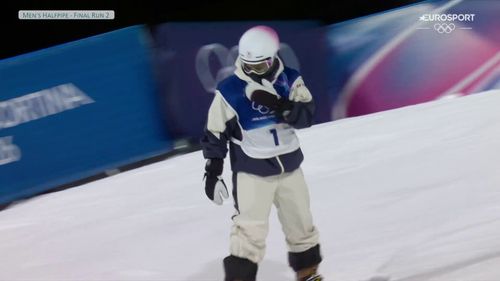 De winnende run van snowboarder Yuto Totsuka op de halfpipe