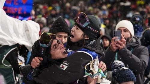 Watch: Emotional moment Choi realises she's an Olympic gold medallist