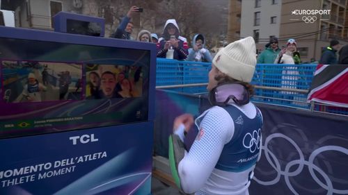 Braathen gioisce con parenti e amici: la family cam è una festa verdeoro