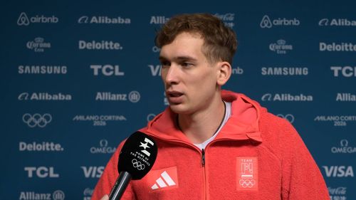 Kania po biegu na 500 m na igrzyskach olimpijskich Mediolan - Cortina 2026