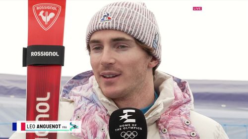 Anguenot et sa 1re manche prometteuse : "J'y suis allé avec le coeur"