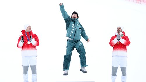 Pure Emotionen: Braathen kämpft bei Hymne mit den Tränen