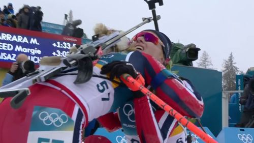 Perfekte Schlussrunde zu Gold! Kirkeeide fängt Michelon noch ab