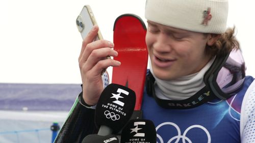 "Une médaille olympique pour le Brésil, t'y crois ?": le bel échange entre Tomba et Braathen