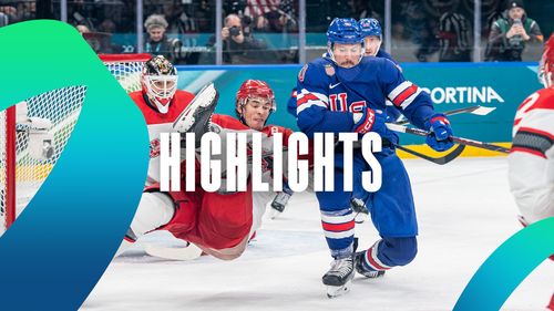 Milano-Cortina 2026 - USA - Denmark - Hockey su ghiaccio – highlights delle Olimpiadi