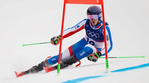 Anguenot jouera la médaille en géant : sa 1re manche "dans le coup"