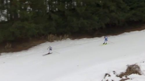 Die Entscheidung um Silber: Sundling setzt sich in der Abfahrt ab