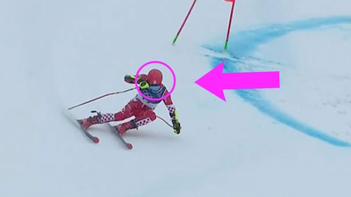 Watch: Hairy moment skier loses goggles mid-run in heavy snow
