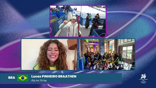 Heartwarming Valentine's Day scenes as Braathen calls girlfriend 