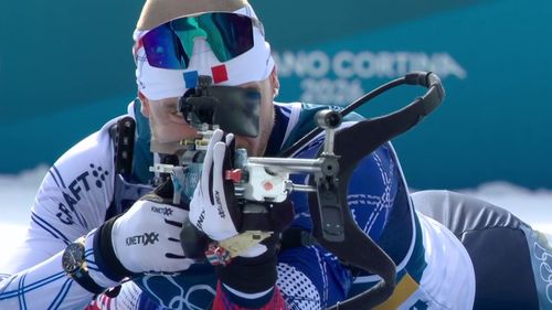 Turboschießen! Jacquelin hängt am Schießstand in der Verfolgung alle ab