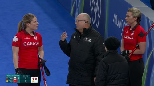 Kontrowersyjna decyzja sędziów w meczu curlingu Kanada - Szwajcaria na IO Mediolan - Cortina 2026