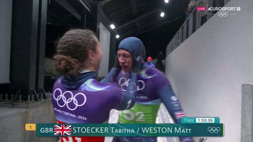 Brits duo pakt goud bij gemengd skeleton dankzij fenomenale Matt Weston