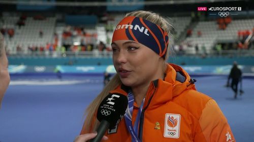 Leerdam dolblij met zilver als hoogst haalbare op 500 meter: "Het is Femke zo gegund"
