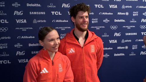 Szczecinina i Woźniak po programie dowolnym par sportowych na IO Mediolan - Cortina 2026