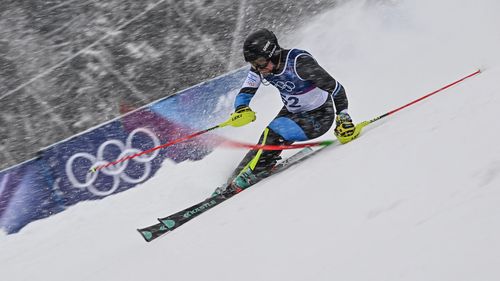 Szöllős Barnabás 27. helyen zárta az első futamot az olimpiai műlesiklóversenyen