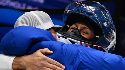 Meyers Taylor, 41, wins famous gold in monobob