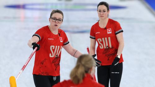 Swiss play 'absolute howler' of a shot against Team GB... before later triumphing