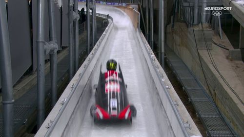 Przejazd Weiszewski w 3. serii w monobobie kobiet na IO Mediolan - Cortina 2026