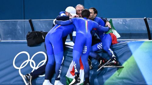 'Heroes of the ice!' - Italy beat US to team pursuit gold
