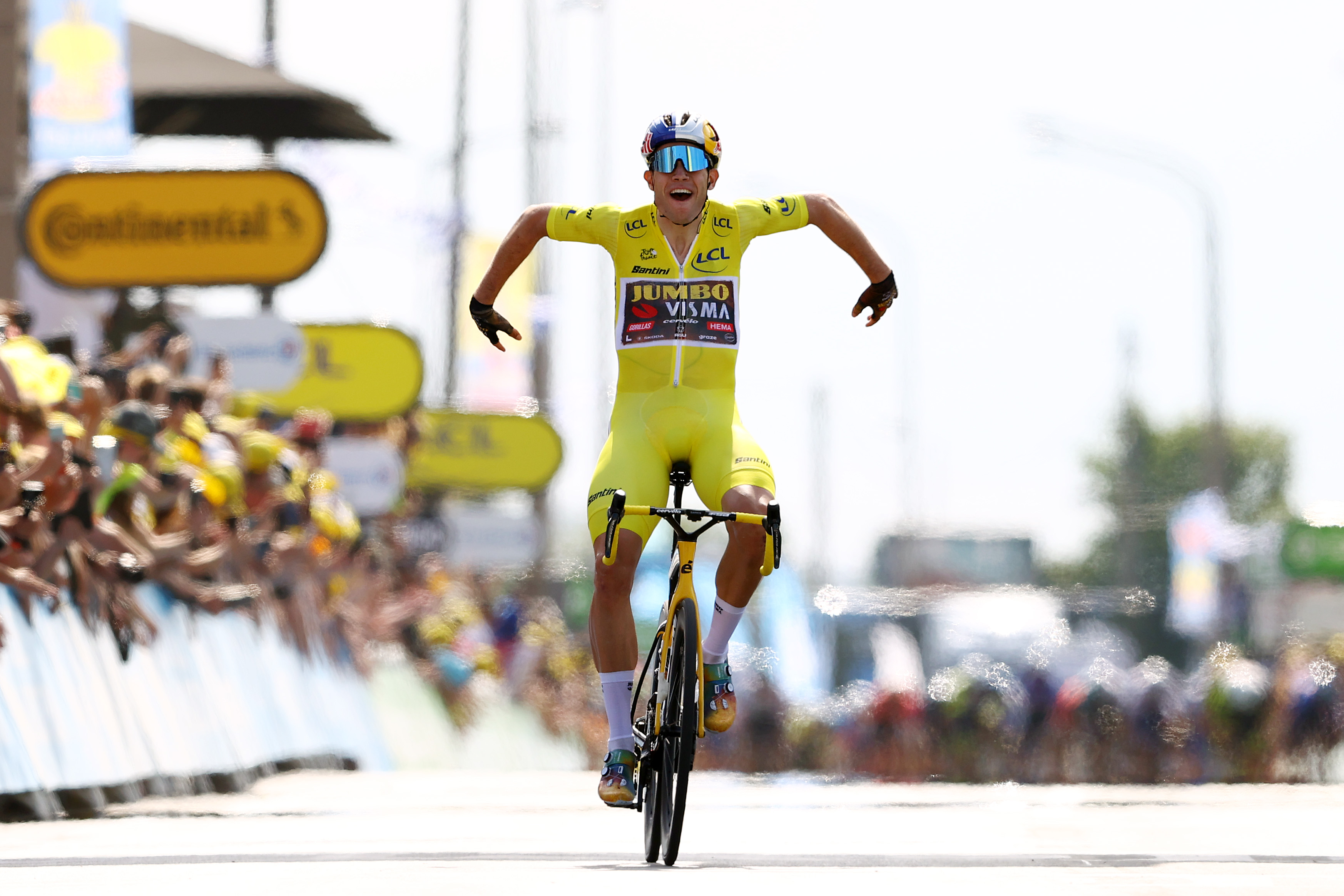 Van Aert a 2022-es Touron.