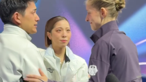 Wahre Größe: Hase verneigt sich vor Japans Gold-Paar